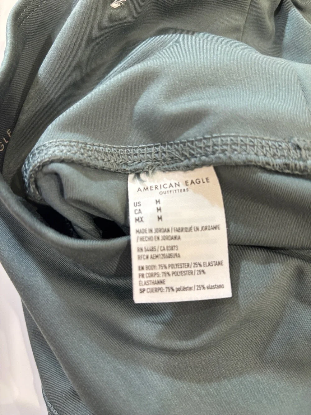 American Eagle Women’s High-Waist NWOT Sage‎ Green Leggings Pockets Ankle
